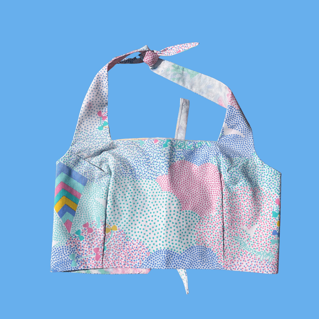 Crop top reversible "Cerf Volant" - M