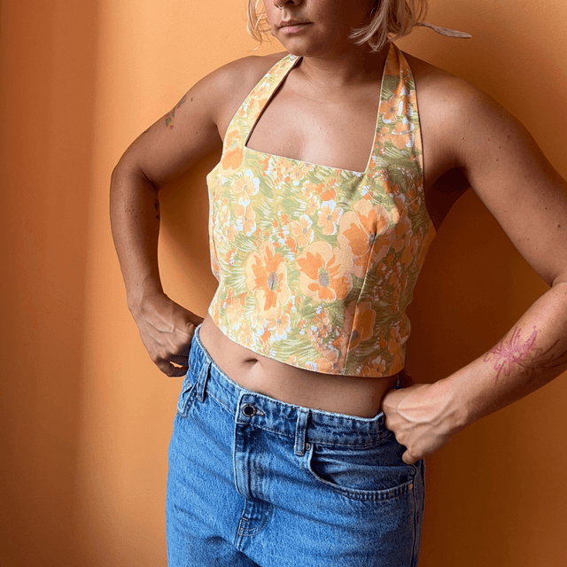 Crop top reversible "August" - XXL