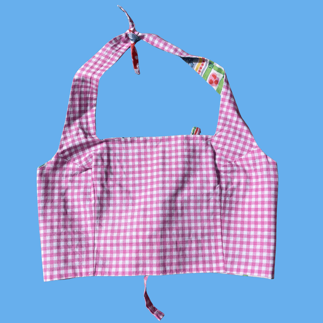 Crop top reversible "Mimi" - M