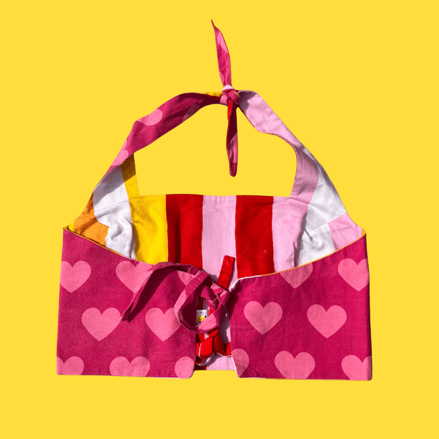 Crop top reversible "Happy love" - M