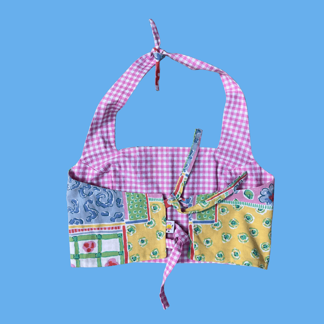 Crop top reversible "Mimi" - M