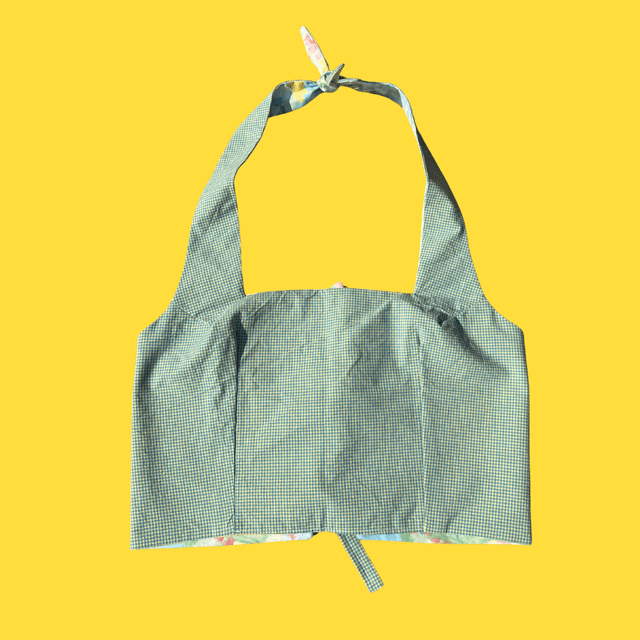 Crop top reversible "Marjorie" - L/XL 