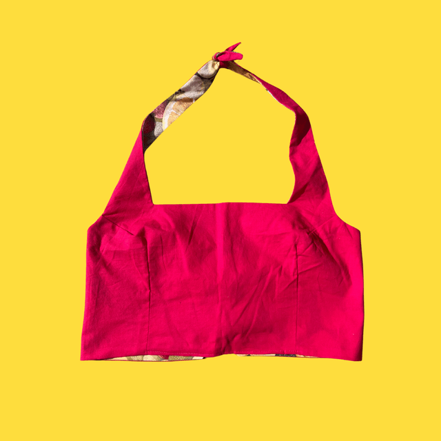 Crop top reversible "Nature morte" - M 