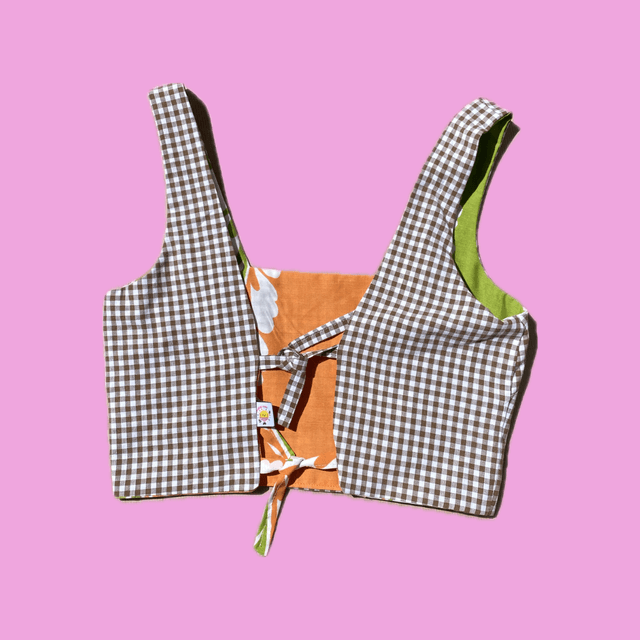 Crop top reversible "Teide" - XS/S