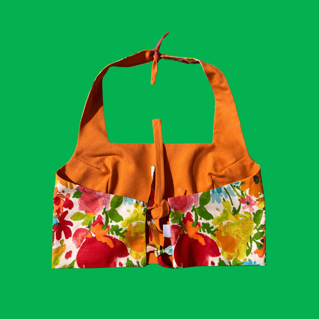 Crop top reversible "Flamboyant" - M