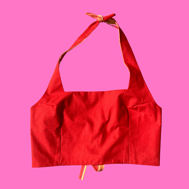 Crop top reversible "Provencia" - M