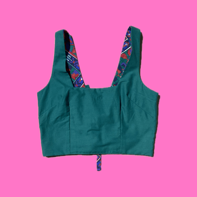Crop top reversible "Mozaïque" - XS/S