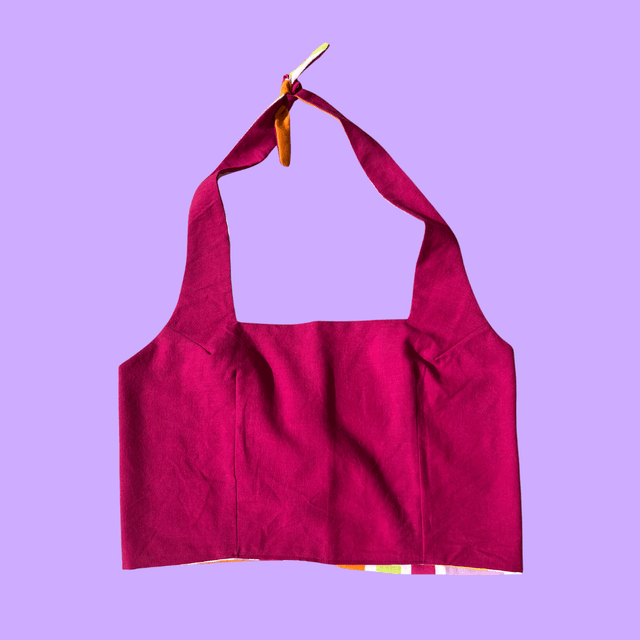 Crop top reversible "shake it off" - L/XL