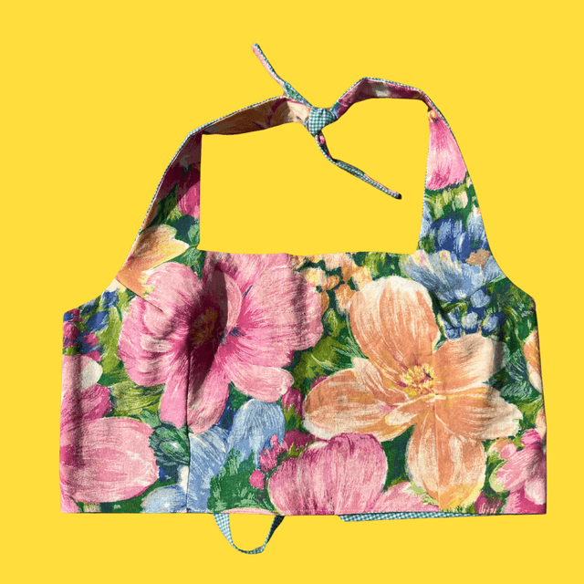 Crop top reversible "Peinture" - M