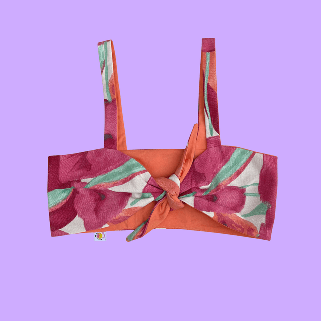 Crop top Papillon "Tulipe" - XS/S/M