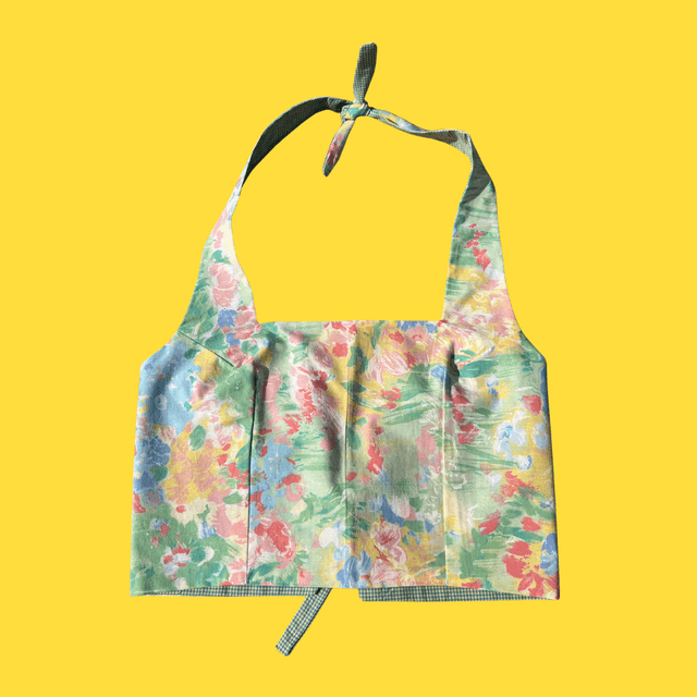 Crop top reversible &quot;Marjorie&quot; - L/XL 