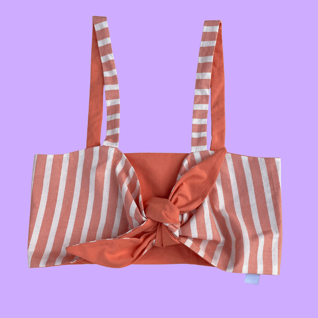 Crop top Papillon &quot;Corail&quot; - M/L/XL