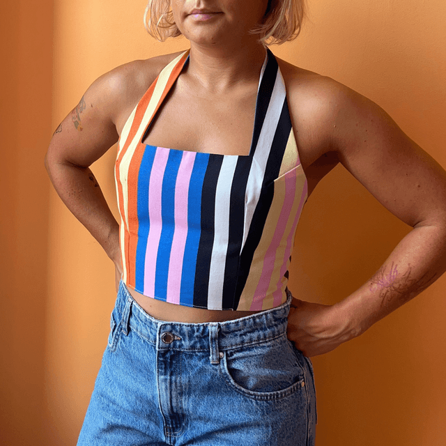 Crop top reversible &quot;BLUKEA&quot; - L/XL