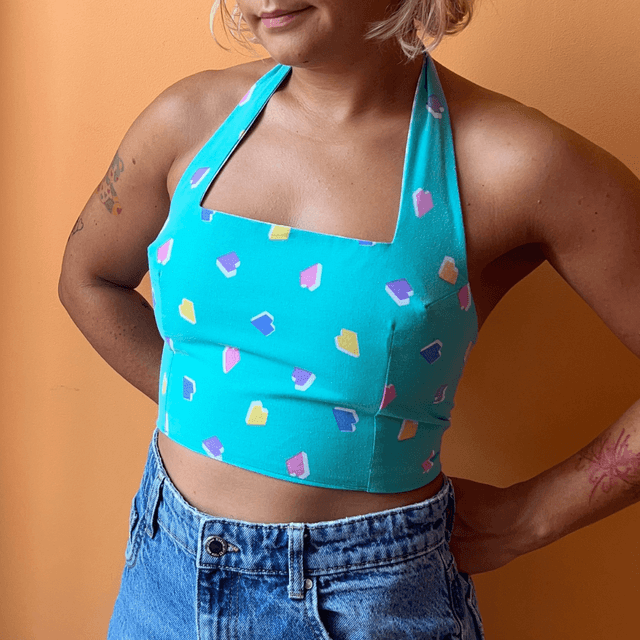 Crop top reversible &quot;Style&quot; - M