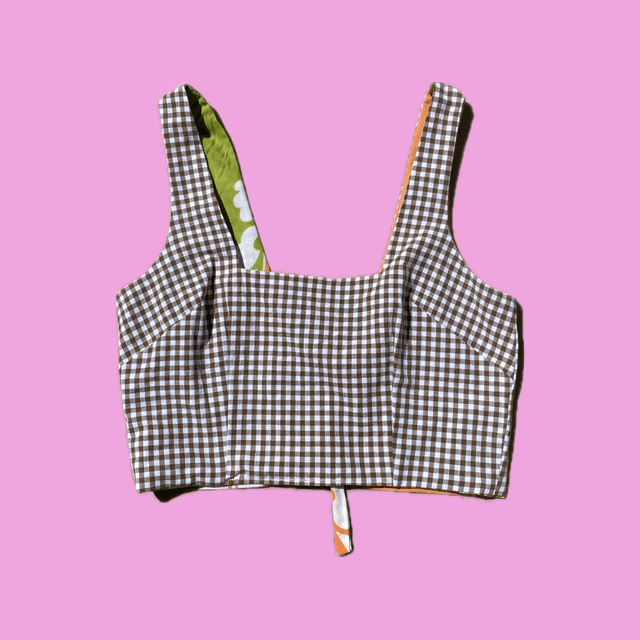 Crop top reversible &quot;Teide&quot; - XS/S
