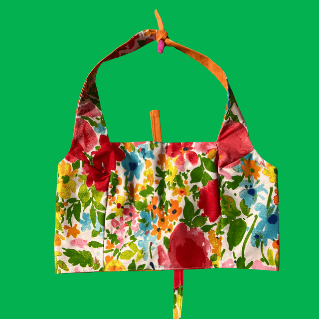 Crop top reversible &quot;Flamboyant&quot; - M